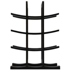 Oceanstar 12-Bottle Dark Espresso Wine Rack