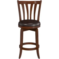 25.5" Savana Swivel Counter Height Barstool Cherry/Black - Hillsdale Furniture -Restaurant Furniture Store GUEST 8ee794d8 58e2 4f9c 84b6 8390b7b447b2