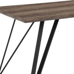 Merrick Lane Rectangular Dining Table - Wood Finish Kitchen Table With Retro Hairpin Legs -Restaurant Furniture Store GUEST 904ddb00 b1ad 464b bcf1 cf449b932996