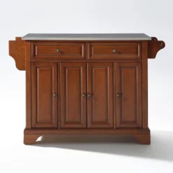 LaFayette Stainless Steel Top Full Size Kitchen Island - Crosley -Restaurant Furniture Store GUEST 911c8153 bfb4 4894 aa49 c6d8e5008845