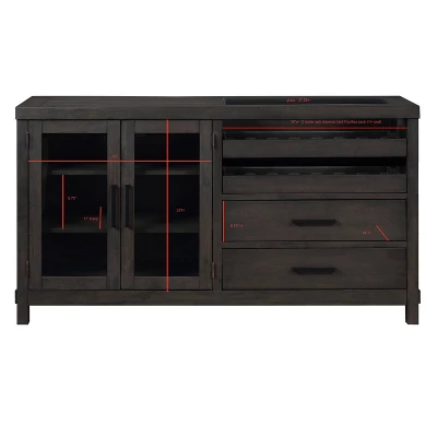 Napa Server Dusky Cedar Finish - Steve Silver Co. 3 Napa Server Dusky Cedar Finish - Steve Silver Co.