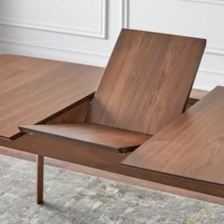 7pc Wave Rectangular Dining Set Walnut/Blue - Buylateral -Restaurant Furniture Store GUEST 92a2dbba eb73 48f6 95c0 853b904a4091