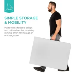 Best Choice Products 6ft Plastic Folding Table, Indoor Outdoor Heavy Duty Portable W/ Handle, Lock For Picnic -Restaurant Furniture Store GUEST 93b0571f 27ef 42c3 bd05 7541055d7e29