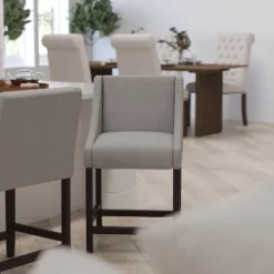 Merrick Lane Taylorsville 24 Inch Counter Height Stool With Nailhead Trim -Restaurant Furniture Store GUEST 940b1dd0 2f78 44b6 99e3 ae40ffa9515d