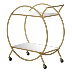 Contemporary Glam Metal Bar Cart - Olivia & May 21 Contemporary Glam Metal Bar Cart - Olivia & May -Restaurant Furniture Store GUEST 94858caa 58bd 4e44 ab99 6a314c866bef