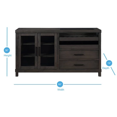 Napa Server Dusky Cedar Finish - Steve Silver Co. 8 Napa Server Dusky Cedar Finish - Steve Silver Co. - Image 6