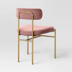 Orion Luxe Dining Chair With Brass Legs Blush Velvet - Threshold™ -Restaurant Furniture Store GUEST 95e896b0 31de 452f 9f0c 7e8bf7ba7238