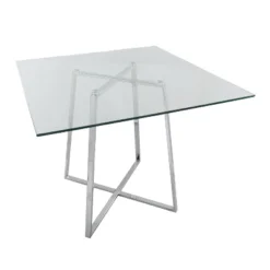 36" Cosmo Square Dining Table Glass - LumiSource 20 36" Cosmo Square Dining Table Glass - LumiSource -Restaurant Furniture Store GUEST 9677493d 71b8 4c0b a7d3 0d649385e98c