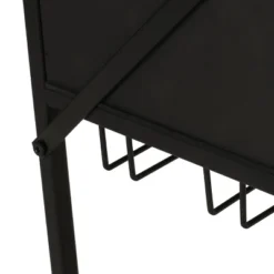 Boster Boho Industrial 8 Bottle Wine Rack Console Table With Storage Natural/Black - Christopher Knight Home -Restaurant Furniture Store GUEST 9a0a474a bfbb 4725 a4ba 9e1c0876dc60