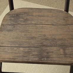 3pc Fairlands X Cross Back Dining Table Set Gray/Dark Bronze - HOMES: Inside + Out -Restaurant Furniture Store GUEST 9a816d7f 993f 4ed3 a3a1 5ca3ac36c51c