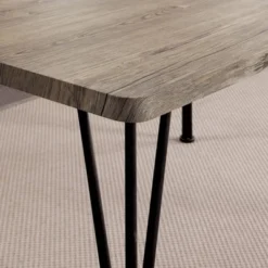 3pc Fairlands X Cross Back Dining Table Set Gray/Dark Bronze - HOMES: Inside + Out -Restaurant Furniture Store GUEST 9b0af660 2383 4489 9fdc ad6aec01bd11