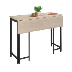 North Avenue Table With Drop Leaf Charter Brown - Sauder