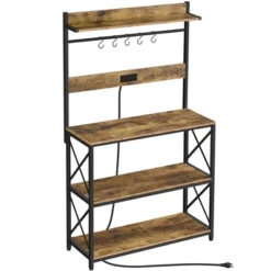 Yaheetech 63″ H Kitchen Baker’s Racks With 2 AC Outlets, 4-Tier Microwave Oven Stand -Restaurant Furniture Store GUEST 9cc35809 e26f 4b13 86a7 9942001c5f60