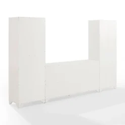 3pc Tara Sideboard And Pantry Set Distressed White - Crosley -Restaurant Furniture Store GUEST 9d814c02 37db 42f0 b733 51f9dfe73eca