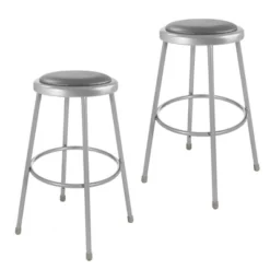 2pk Heavy Duty Vinyl Padded Steel Barstool Gray - Hampden Furnishings -Restaurant Furniture Store GUEST 9d8c8d62 b3aa 456a 8545 3db5cbd06100