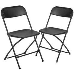 Flash Furniture Hercules™ Series Plastic Folding Chair - 2 Pack 650LB Weight Capacity -Restaurant Furniture Store GUEST 9eb2f318 98d0 43e6 9633 722b97531d84