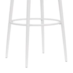 Aubrie Backless 30" Swivel Barstool Off White/Silver - Hillsdale Furniture -Restaurant Furniture Store GUEST 9f3b113f ff4d 4b8a 9af4 4e8cca118844