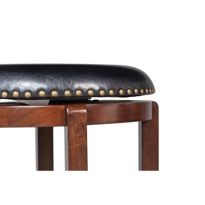 Cordova Swivel 24" Counter Height Barstool Hardwood/Cappuccino - Boraam 7 Cordova Swivel 24" Counter Height Barstool Hardwood/Cappuccino - Boraam - Image 5