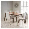5pc Orrin 60" Dining Set - Light Beige/Nat Walnut - Christopher Knight Home -Restaurant Furniture Store GUEST a0629a48 bc5b 49a3 81c3 884b9cdc19ab
