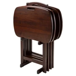 5pc Lucca TV Set Walnut Finish - Winsome