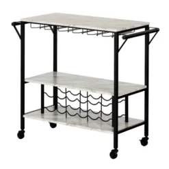 Maliza Bar Cart With Wine Bottle Storage And Wine Glass Rack - South Shore 22 Maliza Bar Cart With Wine Bottle Storage And Wine Glass Rack - South Shore -Restaurant Furniture Store GUEST a0bf311c e786 4053 b7b3 b4977262c0a5