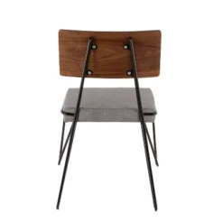 Set Of 2 Loft Mid Century Modern Chairs Gray/Black - Lumisource -Restaurant Furniture Store GUEST a0c75162 fb65 4324 96fd a011bce02595