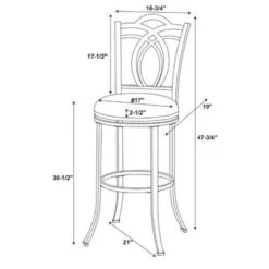 Colton Barstool Brown - Linon -Restaurant Furniture Store GUEST a1d426a8 56b5 4bc7 b6b5 a1eeda70373b