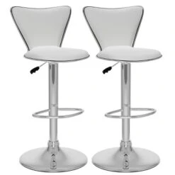 Set Of 2 Adjustable Angled High Back Barstools - CorLiving -Restaurant Furniture Store GUEST a1e2c869 b052 4a07 bba1 08aed1fc76e2