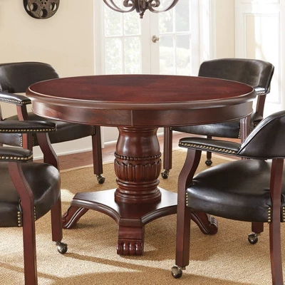 Tournament Dining And Game Table Black - Steve Silver Co. 4 Tournament Dining And Game Table Black - Steve Silver Co. - Image 2