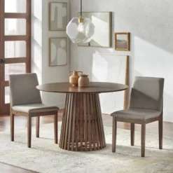 3pc Pavia Dining Set Walnut - Lifestorey