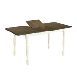 5 PCS Mid-Century Extendable Dining Table Set With 15inch Butterfly Leaf And 4 Upholstered Chairs-ModernLuxe -Restaurant Furniture Store GUEST a2b48b97 efdf 49ba 8e3f 05fd67d1e38b