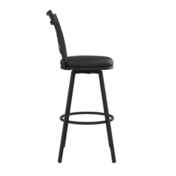 Set Of 3 Nettie Upholstered Adjustable Seat Swivel Barstools Black - Room & Joy 13 Set Of 3 Nettie Upholstered Adjustable Seat Swivel Barstools Black - Room & Joy -Restaurant Furniture Store GUEST a3b819e6 a142 4c8c 973a ceabaa7ca8da