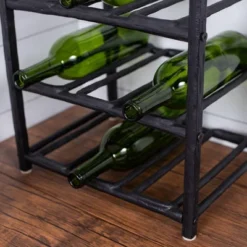 BIRDROCK HOME Bottle Rack - Black - Holder (9 Bottle) -Restaurant Furniture Store GUEST a555acaf 2e1f 4f04 ad3e 05d1bbb1987d