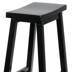 PJ Wood Classic Saddle-Seat 29" Tall Kitchen Counter Stools For Homes, Dining Spaces, And Bars With Backless Seats And 4 Square Legs, Black (8 Pack) 9 PJ Wood Classic Saddle-Seat 29" Tall Kitchen Counter Stools For Homes, Dining Spaces, And Bars With Backless Seats And 4 Square Legs, Black (8 Pack) -Restaurant Furniture Store GUEST a5dd6354 06fb 47bf a915 dd26af6e871c
