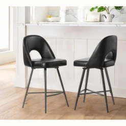 Tilano Modern Counter&Bar Stool,set Of 2 With Cutout Design | ARTFUL LIVING DESIGN -Restaurant Furniture Store GUEST a64614d7 5330 45cd 808a 53643714f78b