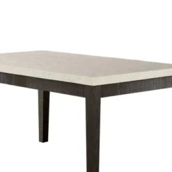 Nolan Dining Table White Marble/Salvage Dark Oak - Acme Furniture -Restaurant Furniture Store GUEST a657b092 3686 4198 9f10 4c006ee01deb