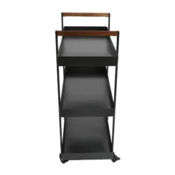 Metal Frame Bar Cart With Tray Shelves Black - The Urban Port 10 Metal Frame Bar Cart With Tray Shelves Black - The Urban Port -Restaurant Furniture Store GUEST a7807a9a 0c4b 4bc5 9ee8 1e30c392840b