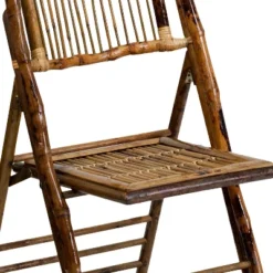 Flash Furniture Bamboo Folding Chairs | Set Of 2 Bamboo Wood Folding Chairs -Restaurant Furniture Store GUEST a7d000a6 7ed9 4967 9412 90f05cf820df