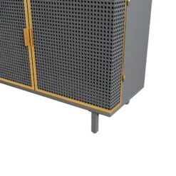 31.5" Modern Carbonized Bamboo Sideboard With 2 Drawers - ModernLuxe -Restaurant Furniture Store GUEST a85c354f 6023 4206 818a acafd9159070