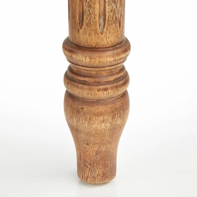 59" Toscana Wide Rectangular Dining Table With Drawers Driftwood - Lifestorey 8 59" Toscana Wide Rectangular Dining Table With Drawers Driftwood - Lifestorey - Image 6