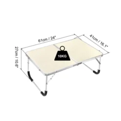 Unique Bargains For Bed Sofa Foldable Laptop Table Portable Picnic Bed Tray Tables Snacks Reading Working Desk 1 Pc