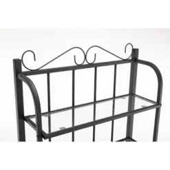 Praha Bakers Rack Black - Boraam -Restaurant Furniture Store GUEST aad5a272 2bc9 4b27 b96c 606c49fc4bcb