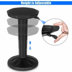 Costway Wobble Chair Height Adjustable Active Learning Stool Sitting Home Office Black 16 Costway Wobble Chair Height Adjustable Active Learning Stool Sitting Home Office Black -Restaurant Furniture Store GUEST ab1a9ad2 e190 4126 9f5c 66571c11f240