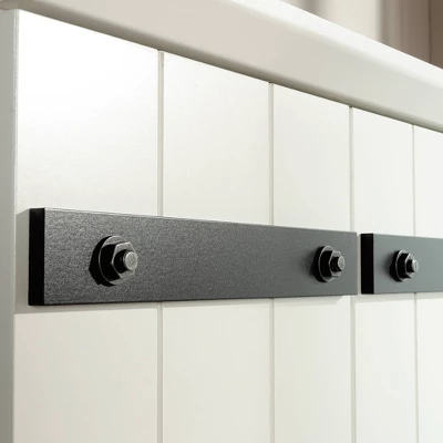 Homeplus 2 Door Kitchen Pantry Cabinet Soft White - Sauder 3 Homeplus 2 Door Kitchen Pantry Cabinet Soft White - Sauder