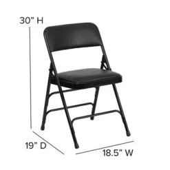 Flash Furniture 4 Pack HERCULES Series Curved Triple Braced & Double Hinged Upholstered Metal Folding Chair -Restaurant Furniture Store GUEST ae7af3ff 9117 404d aeb5 86cf19d3c936