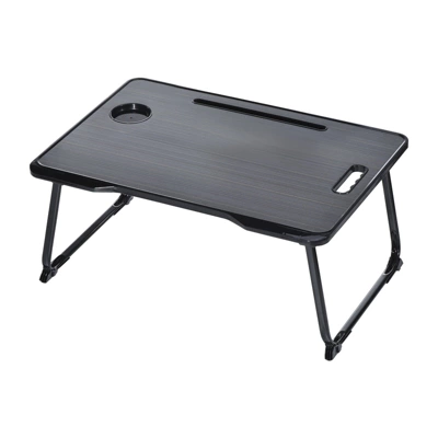 Unique Bargains Laptop Bed Desk Foldable Breakfast Tray Portable Lap Desk With Tablet Slot Cup Holder For Bed Couch Sofa Floor 7 Unique Bargains Laptop Bed Desk Foldable Breakfast Tray Portable Lap Desk With Tablet Slot Cup Holder For Bed Couch Sofa Floor - Image 5