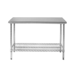 Commercial Grade Nsf Stainless Steel Top Work Table Chrome - Seville Classics -Restaurant Furniture Store GUEST b0a0d035 74e5 4a19 bde8 a38219d99f6e