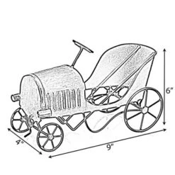 Vintiquewise Metal Figurine Car Shaped Vintage Wine Single Bottle Holder Stand Rack -Restaurant Furniture Store GUEST b0c13e73 345b 4f93 bfd3 6de94a46a447