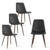 Set Of 4 Bingo Faux Leather Dining Chair Walnut Leg-Maison Boucle‎ -Restaurant Furniture Store GUEST b0d277e6 1e71 4ba5 bdf8 f604b10db2c7