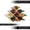 Bamboo 8 Bottle Rack-Space Saving Tabletop Free Standing Bottle Holder For Kitchen, Bar, Dining Room-Modern Storage Shelf By Hastings Home -Restaurant Furniture Store GUEST b237e117 ca81 42de 9aef 80f32b5965fb